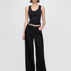 GAP Mid Rise UltraSoft Baggy Jeans